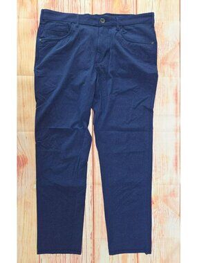 Tommy Bahama Navy Blue Relaxed-Fit Lightweight Pants 34x30